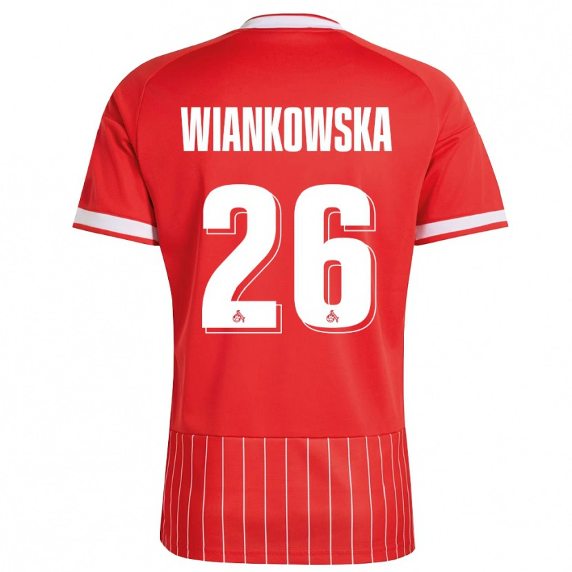 Danxen Dames Martyna Wiankow­ska #26 Rood Wit Groen Uitshirt Uittenue 2026/27 T-Shirt