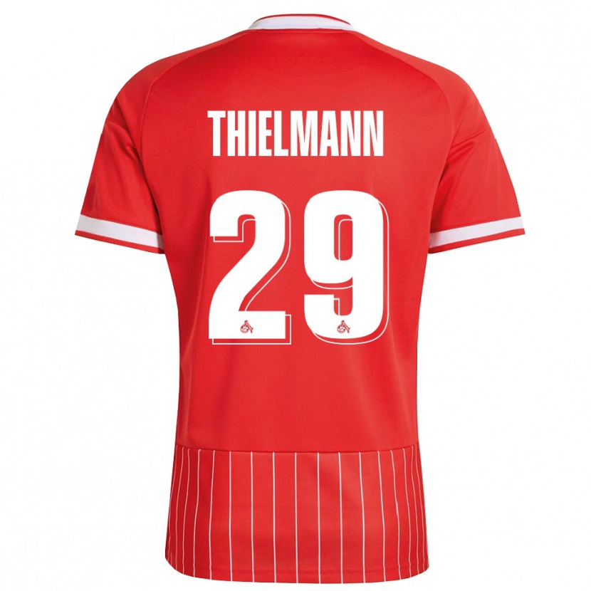 Danxen Dames Jan Thielmann #29 Rood Wit Groen Uitshirt Uittenue 2026/27 T-Shirt