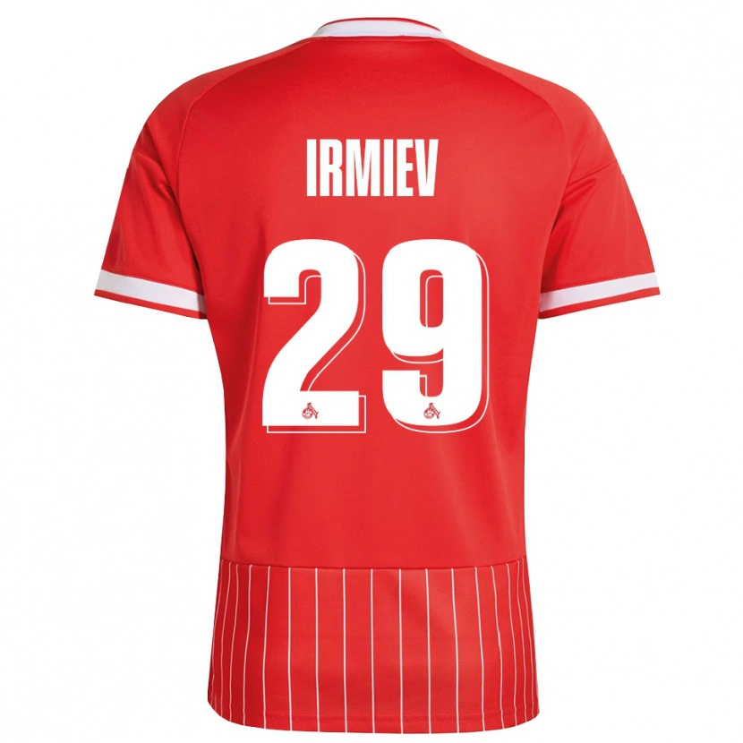 Danxen Dames Kristiyan Irmiev #29 Rood Wit Groen Uitshirt Uittenue 2026/27 T-Shirt