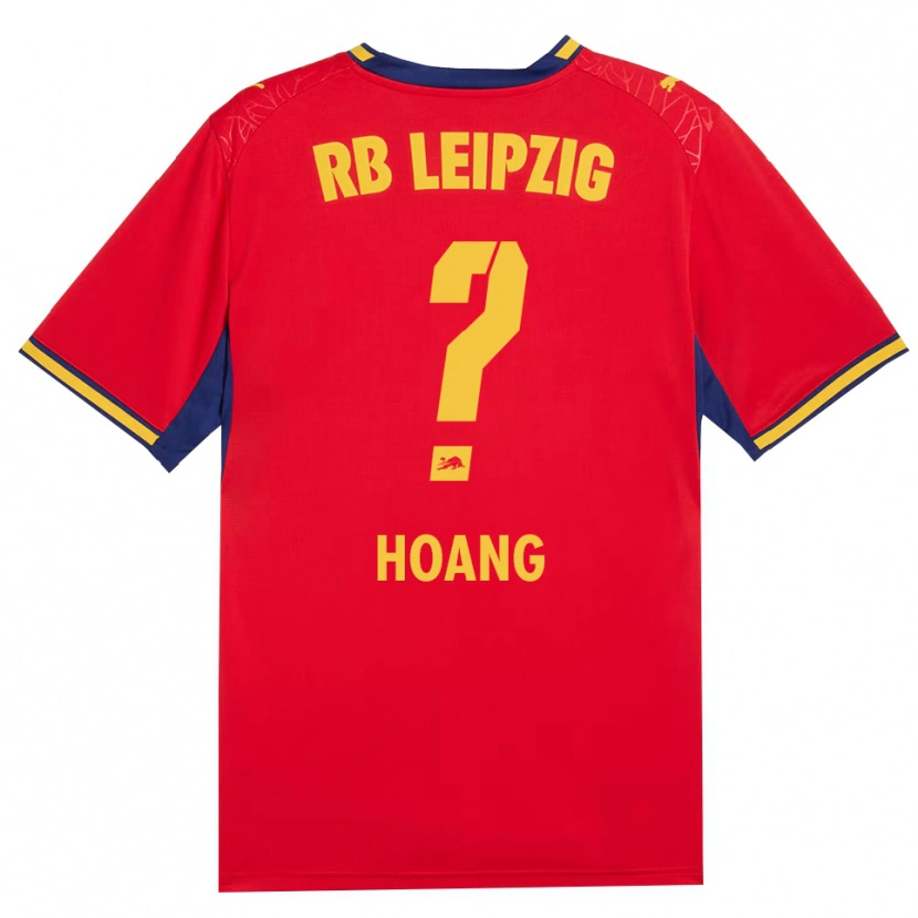 Danxen Dames Hoang Bao Nam Le #0 Rood Geel Koninklijk Blauw Uitshirt Uittenue 2026/27 T-Shirt