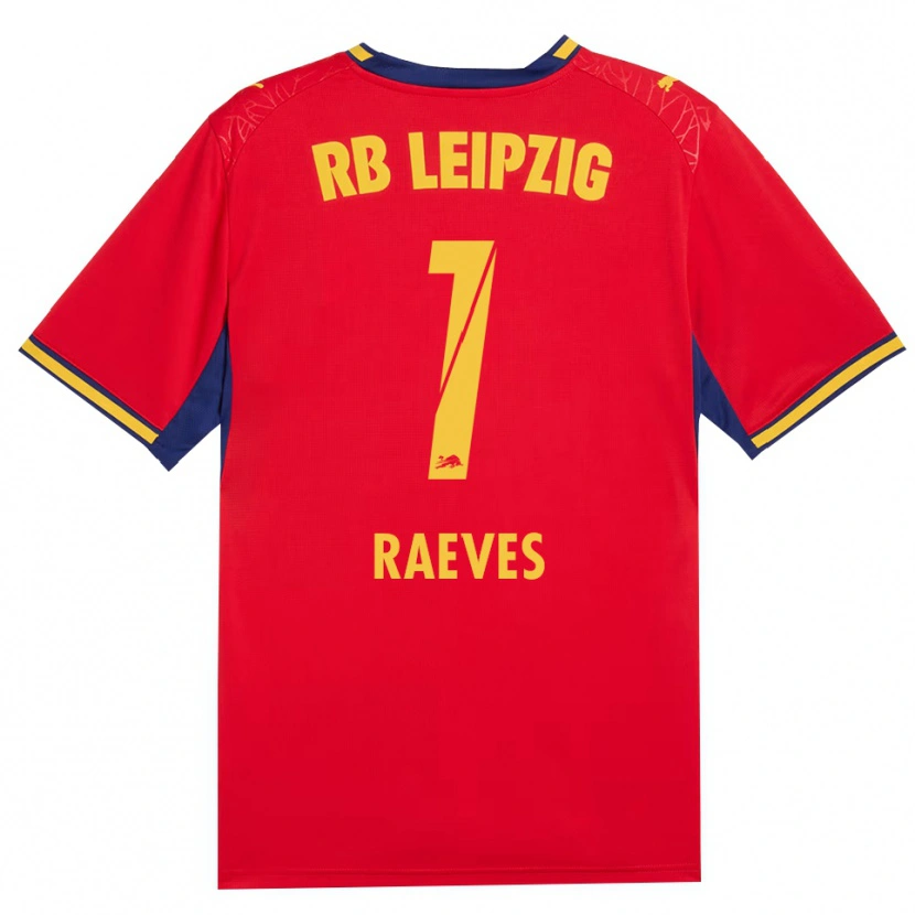 Danxen Dames Dries Raeves #1 Rood Geel Koninklijk Blauw Uitshirt Uittenue 2026/27 T-Shirt