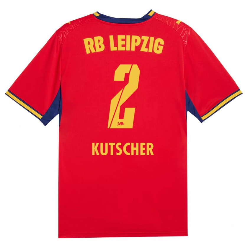 Danxen Dames Matthes Kutscher #2 Rood Geel Koninklijk Blauw Uitshirt Uittenue 2026/27 T-Shirt