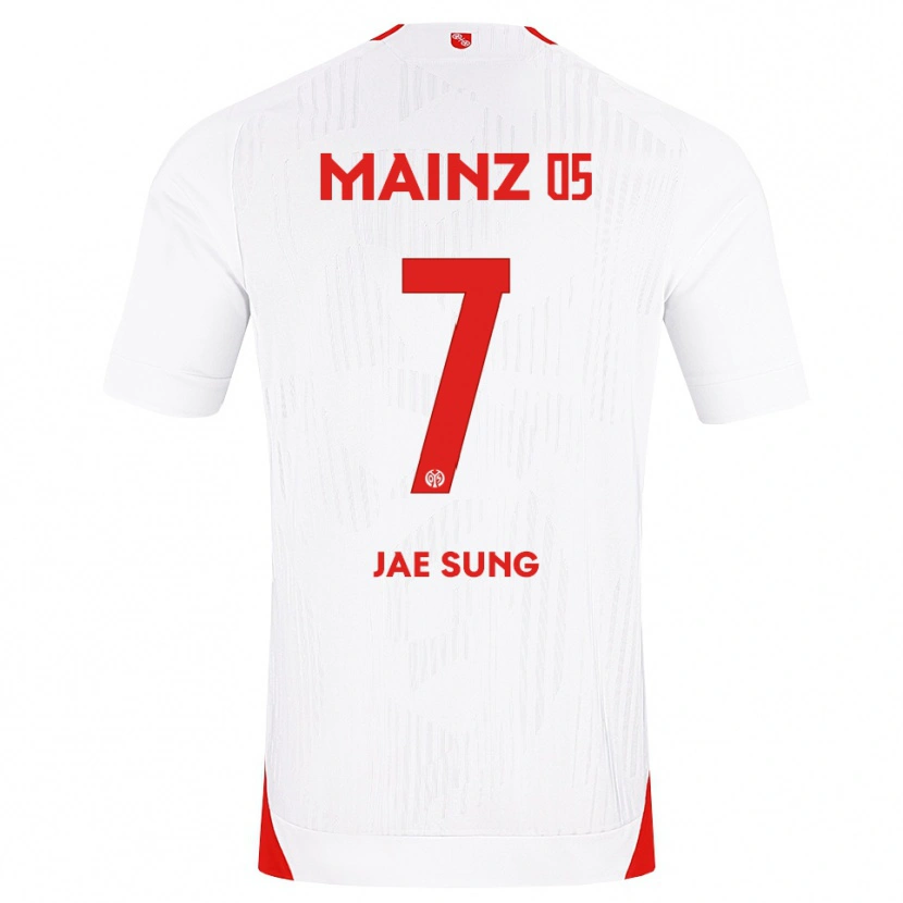 Danxen Dames Jae-Sung Lee #7 Wit Rood Geel Uitshirt Uittenue 2026/27 T-Shirt