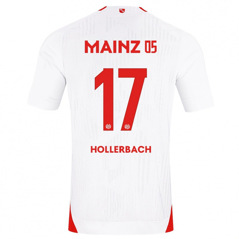 Danxen Dames Benedict Hollerbach #17 Wit Rood Geel Uitshirt Uittenue 2026/27 T-Shirt