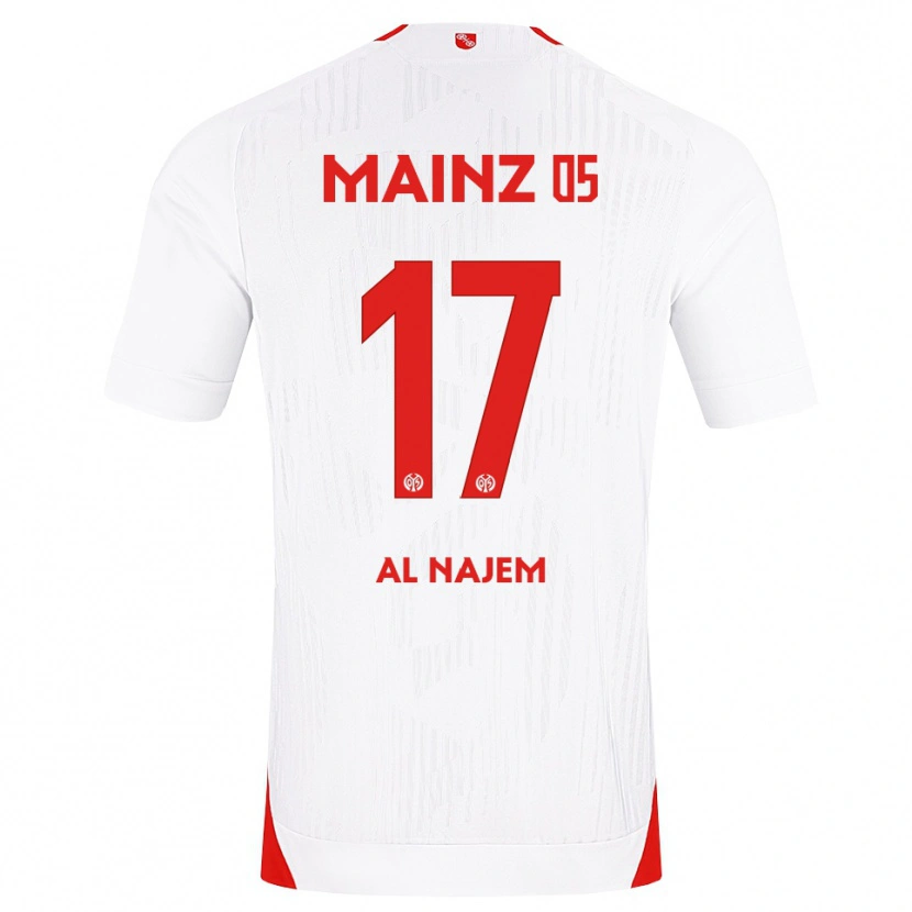 Danxen Dames Salma Al Najem #17 Wit Rood Geel Uitshirt Uittenue 2026/27 T-Shirt