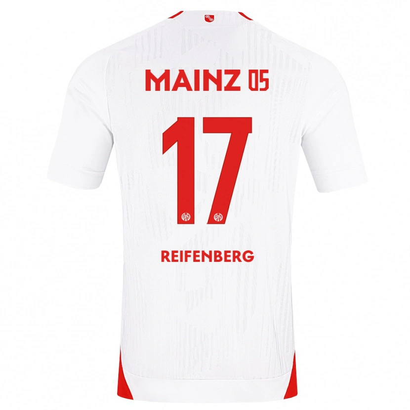 Danxen Dames Michelle Reifenberg #17 Wit Rood Geel Uitshirt Uittenue 2026/27 T-Shirt