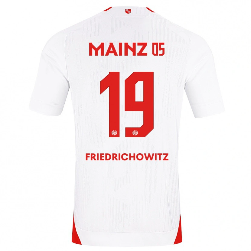Danxen Dames Anna Friedrichowitz #19 Wit Rood Geel Uitshirt Uittenue 2026/27 T-Shirt
