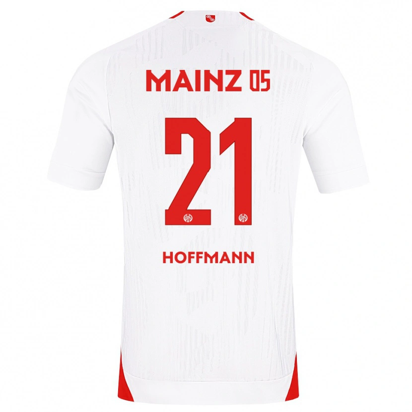 Danxen Dames Leon Hoffmann #21 Wit Rood Geel Uitshirt Uittenue 2026/27 T-Shirt