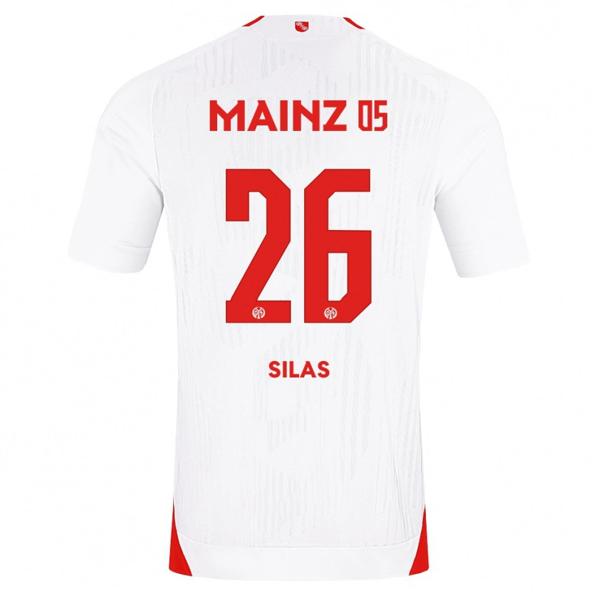 Danxen Dames Silas Katompa Mvumpa #26 Wit Rood Geel Uitshirt Uittenue 2026/27 T-Shirt
