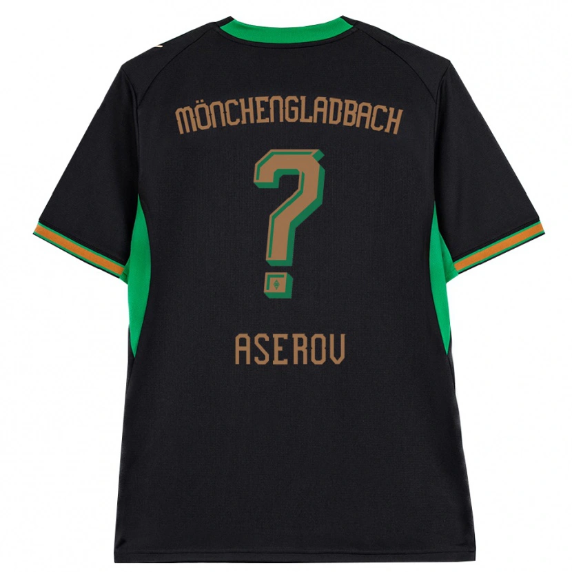 Danxen Dames Daniel Aserov #0 Zwart Oranje Groen Bruin Uitshirt Uittenue 2026/27 T-Shirt