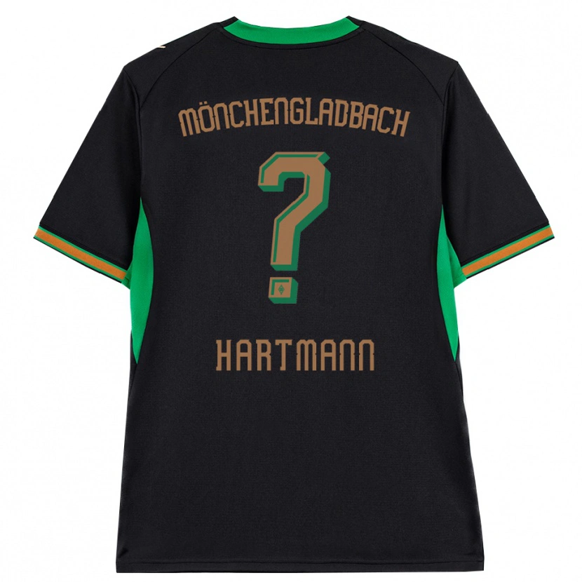 Danxen Dames Miguel Hartmann #0 Zwart Oranje Groen Bruin Uitshirt Uittenue 2026/27 T-Shirt
