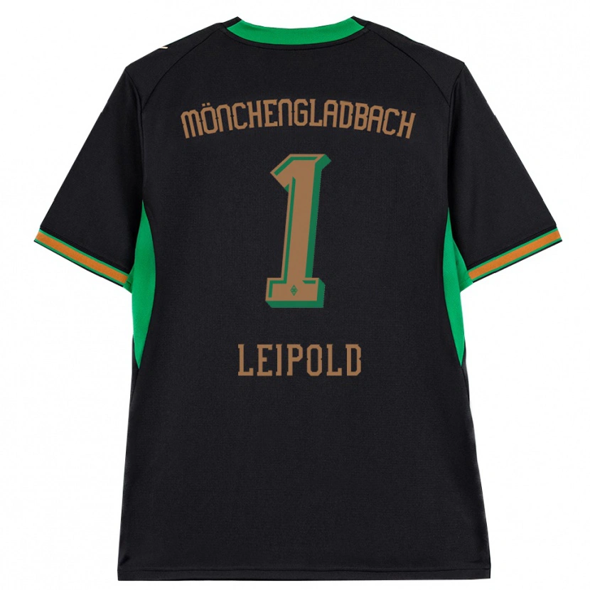 Danxen Dames Lasse Leipold #1 Zwart Oranje Groen Bruin Uitshirt Uittenue 2026/27 T-Shirt