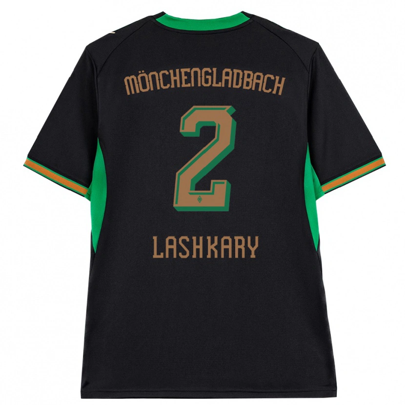 Danxen Dames Roman Lashkary #2 Zwart Oranje Groen Bruin Uitshirt Uittenue 2026/27 T-Shirt