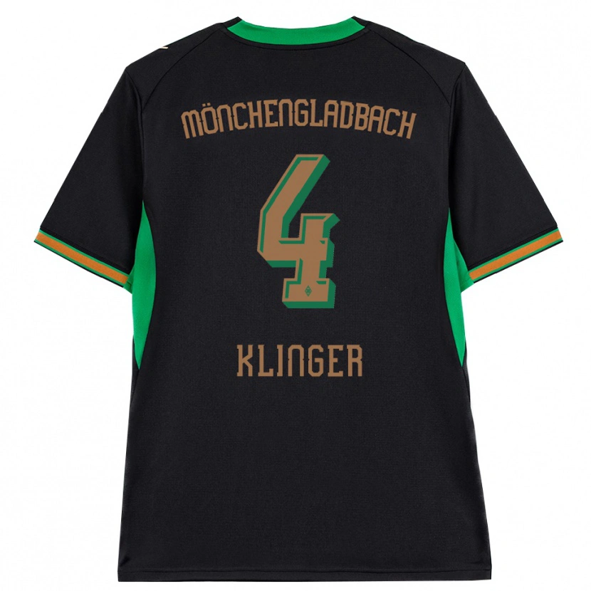 Danxen Dames Nina Klinger #4 Zwart Oranje Groen Bruin Uitshirt Uittenue 2026/27 T-Shirt