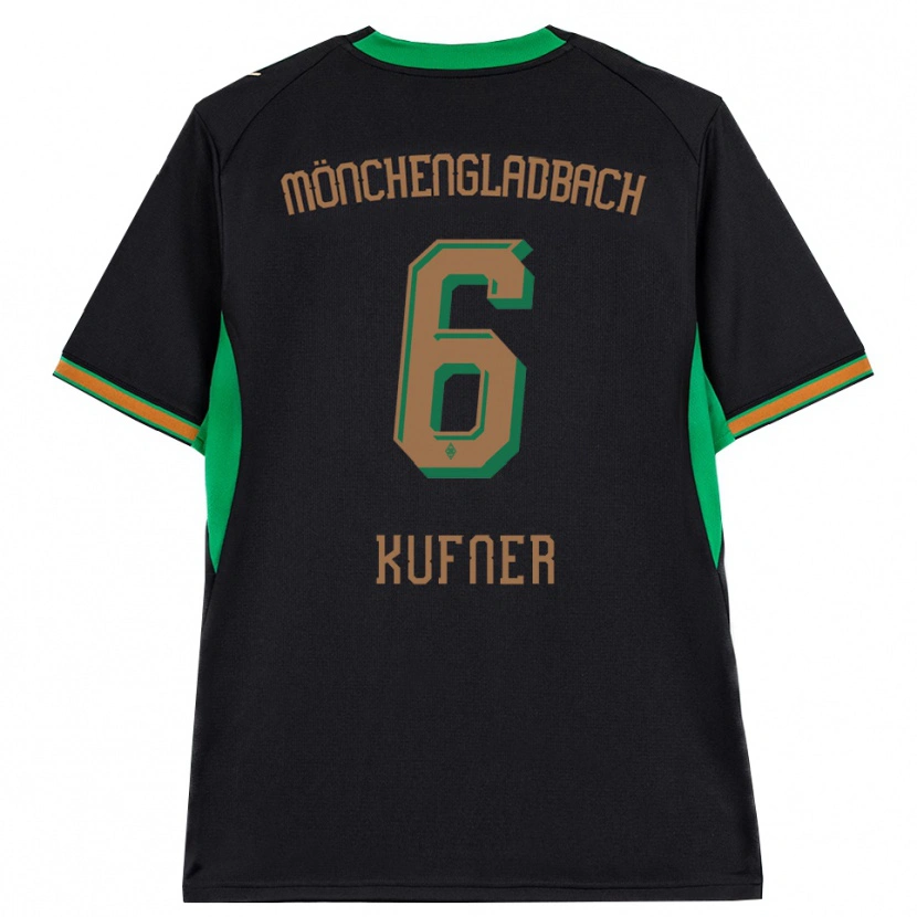 Danxen Dames Anne-Catherine Kufner #6 Zwart Oranje Groen Bruin Uitshirt Uittenue 2026/27 T-Shirt