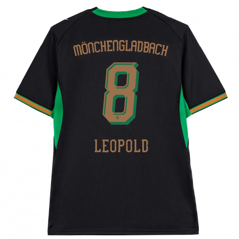 Danxen Dames Enzo Leopold #8 Zwart Oranje Groen Bruin Uitshirt Uittenue 2026/27 T-Shirt