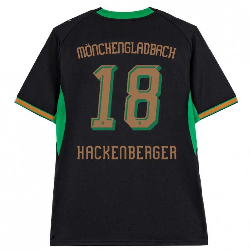 Danxen Dames Jessica Hackenberger #18 Zwart Oranje Groen Bruin Uitshirt Uittenue 2026/27 T-Shirt