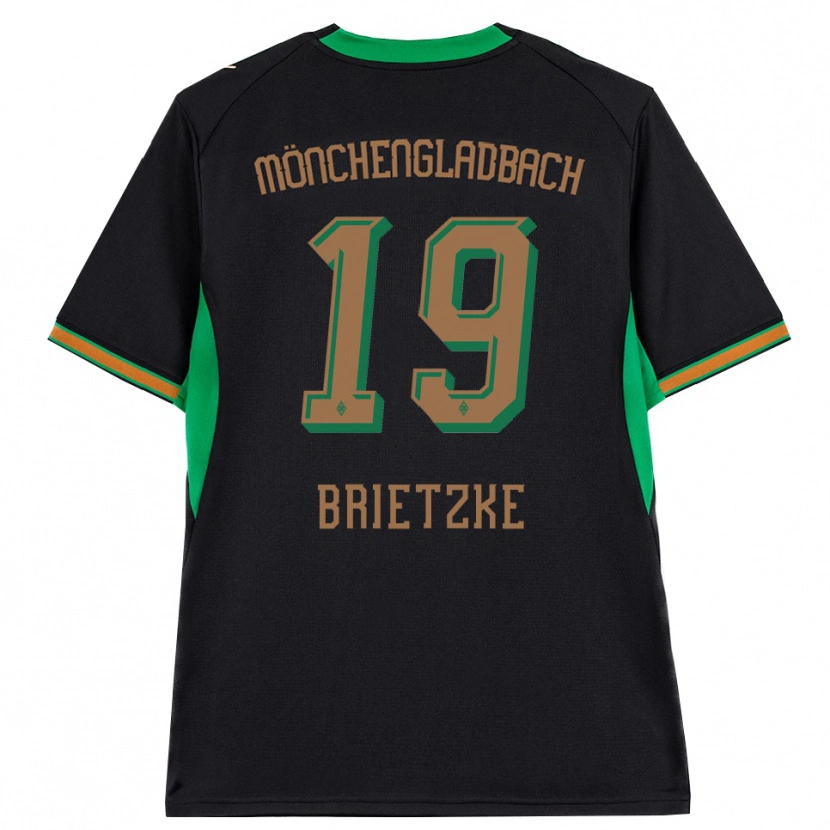 Danxen Dames Yvonne Brietzke #19 Zwart Oranje Groen Bruin Uitshirt Uittenue 2026/27 T-Shirt