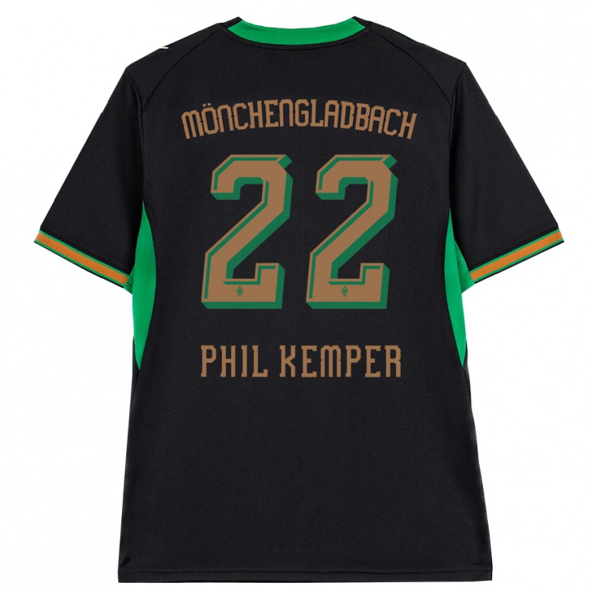 Danxen Dames Phil Kemper #22 Zwart Oranje Groen Bruin Uitshirt Uittenue 2026/27 T-Shirt