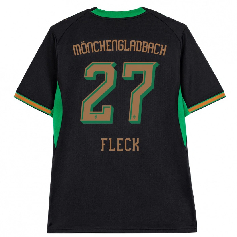 Danxen Dames Fritz Fleck #27 Zwart Oranje Groen Bruin Uitshirt Uittenue 2026/27 T-Shirt