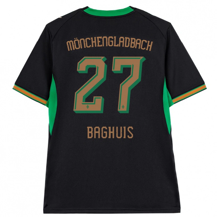 Danxen Dames Chantal Baghuis #27 Zwart Oranje Groen Bruin Uitshirt Uittenue 2026/27 T-Shirt