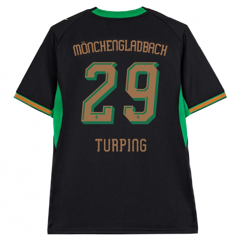 Danxen Dames Selim Turping #29 Zwart Oranje Groen Bruin Uitshirt Uittenue 2026/27 T-Shirt