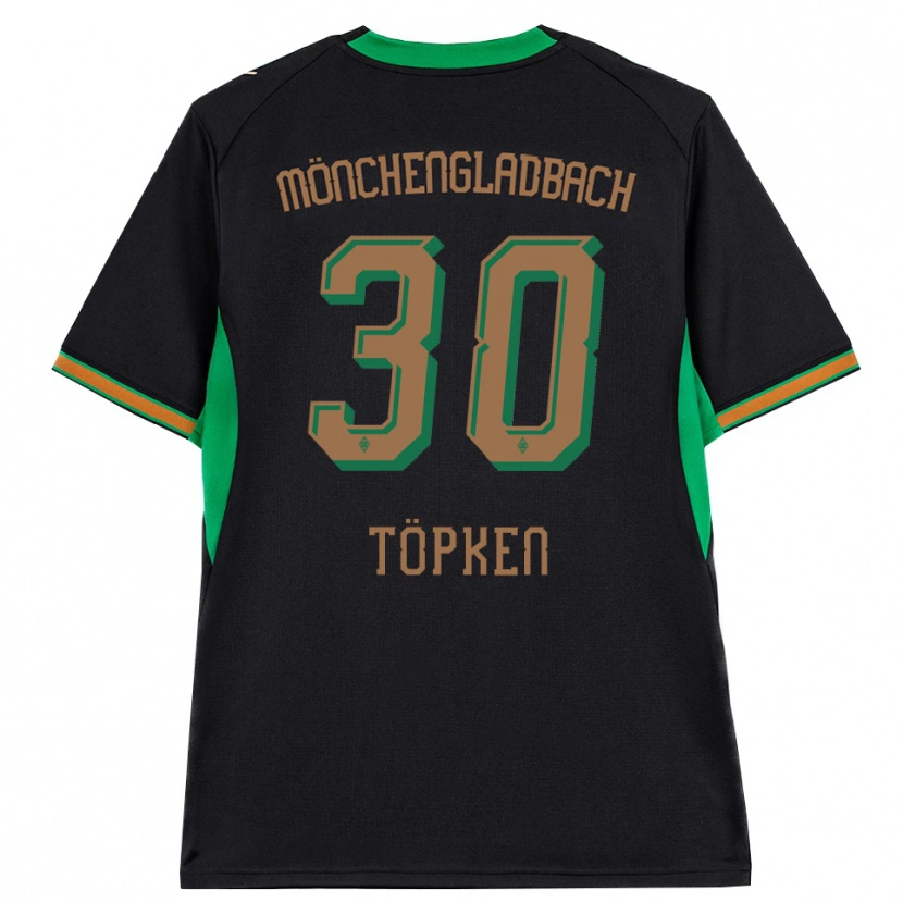 Danxen Dames Thilo Töpken #30 Zwart Oranje Groen Bruin Uitshirt Uittenue 2026/27 T-Shirt