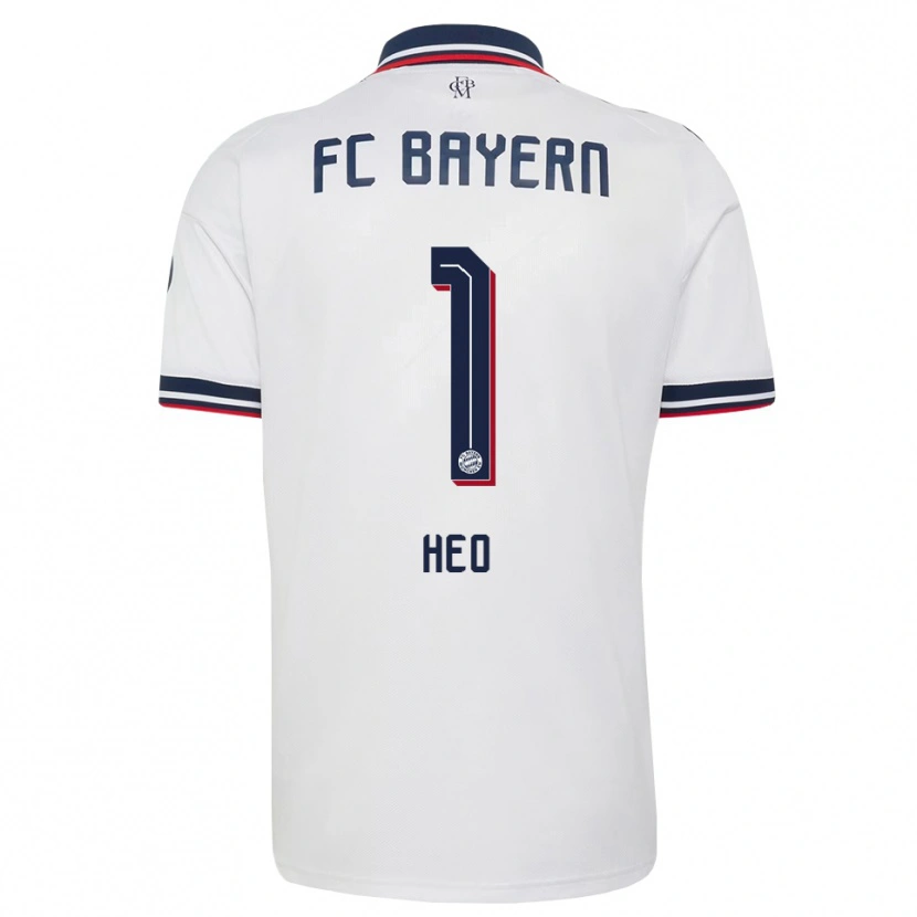 Danxen Dames Jae-Won Heo #1 Wit Grijs Rood Uitshirt Uittenue 2026/27 T-Shirt