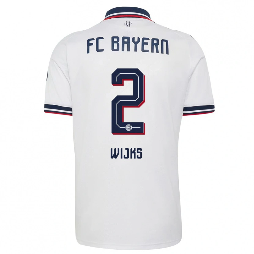 Danxen Dames Chivano Wijks #2 Wit Grijs Rood Uitshirt Uittenue 2026/27 T-Shirt
