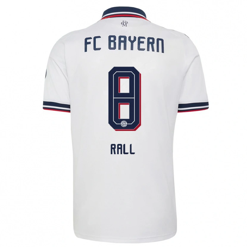 Danxen Dames Maximiliane Rall #8 Wit Grijs Rood Uitshirt Uittenue 2026/27 T-Shirt