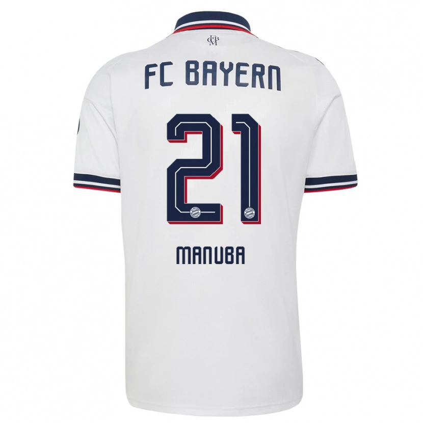 Danxen Dames Vincent Manuba #21 Wit Grijs Rood Uitshirt Uittenue 2026/27 T-Shirt
