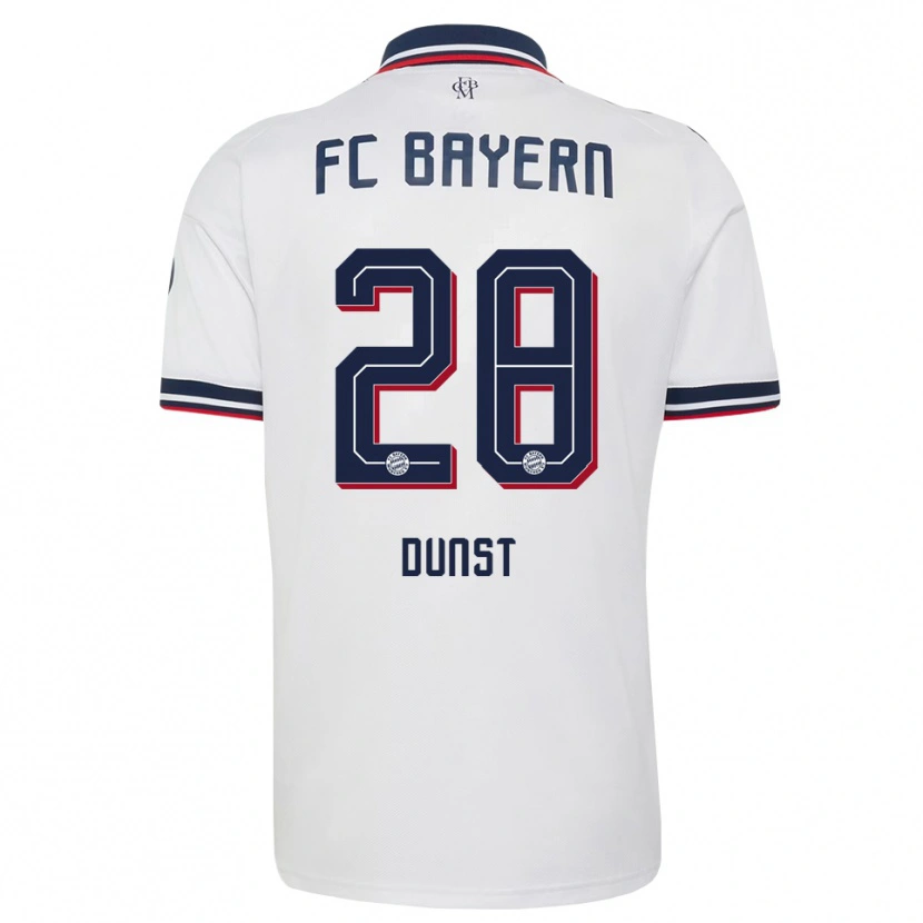 Danxen Dames Barbara Dunst #28 Wit Grijs Rood Uitshirt Uittenue 2026/27 T-Shirt