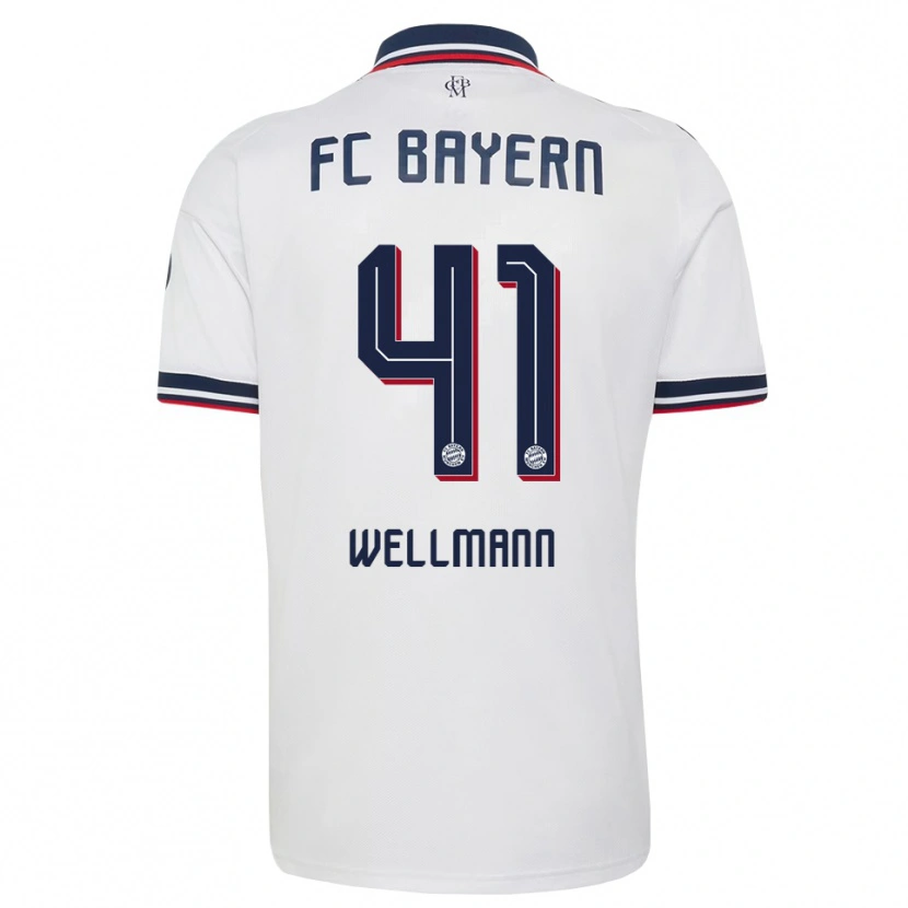 Danxen Dames Anna Wellmann #41 Wit Grijs Rood Uitshirt Uittenue 2026/27 T-Shirt