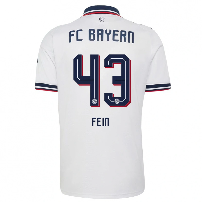Danxen Dames Adrian Fein #43 Wit Grijs Rood Uitshirt Uittenue 2026/27 T-Shirt