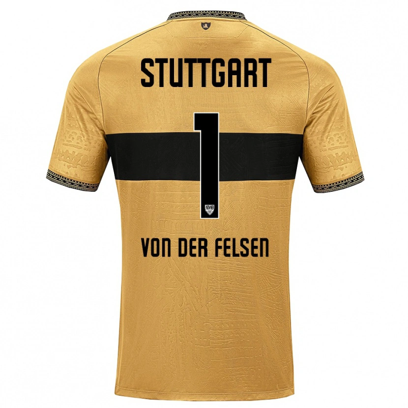 Danxen Dames Jerik Von Der Felsen #1 Bruin Zwart Wit Uitshirt Uittenue 2026/27 T-Shirt