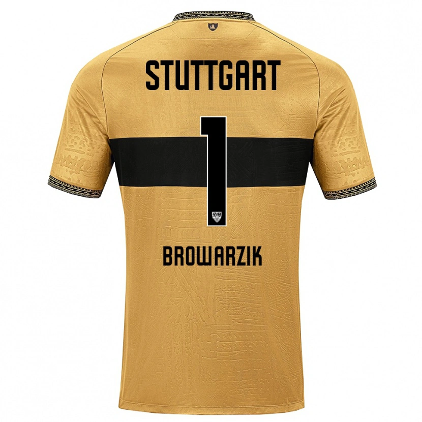 Danxen Dames Timo Browarzik #1 Bruin Zwart Wit Uitshirt Uittenue 2026/27 T-Shirt