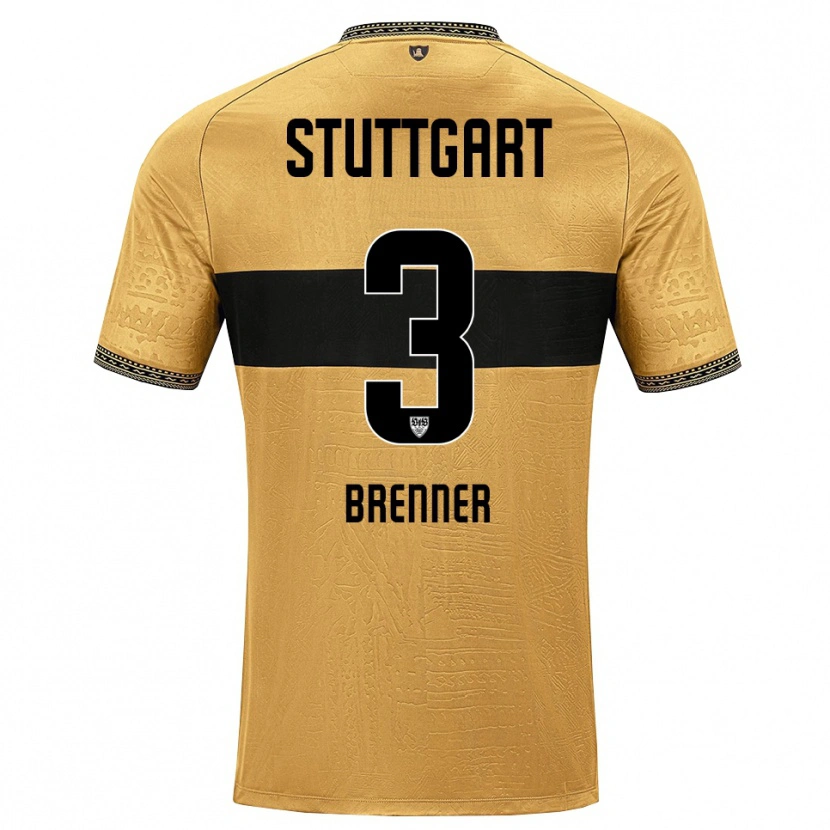 Danxen Dames Tom Brenner #3 Bruin Zwart Wit Uitshirt Uittenue 2026/27 T-Shirt