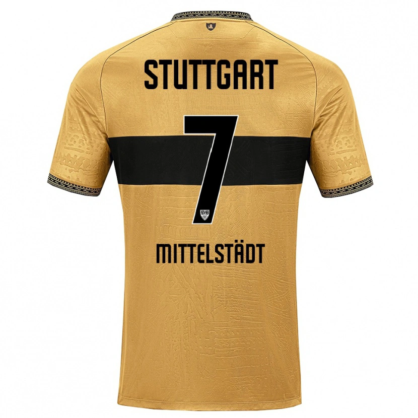 Danxen Dames Maximilian Mittelstädt #7 Bruin Zwart Wit Uitshirt Uittenue 2026/27 T-Shirt