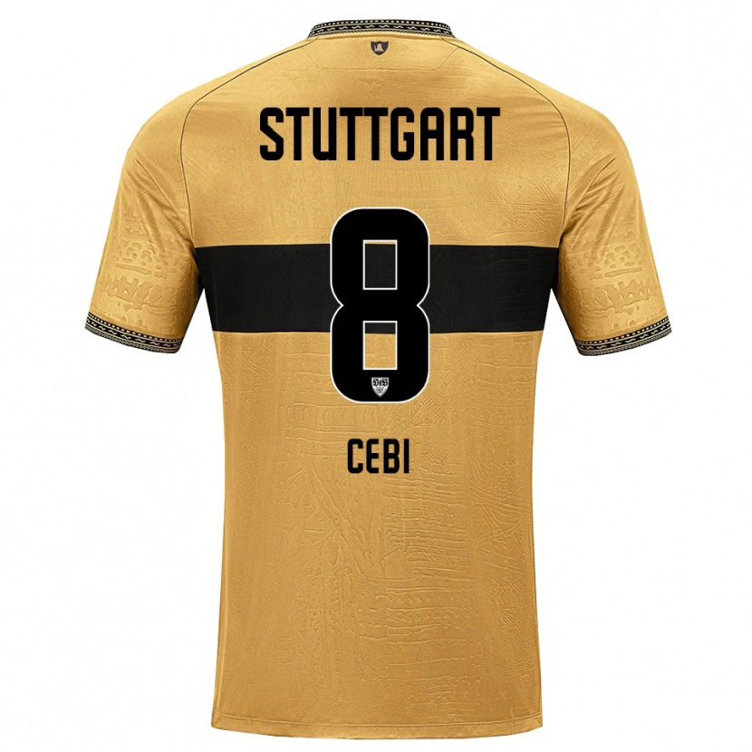 Danxen Dames Ata Cebi #8 Bruin Zwart Wit Uitshirt Uittenue 2026/27 T-Shirt
