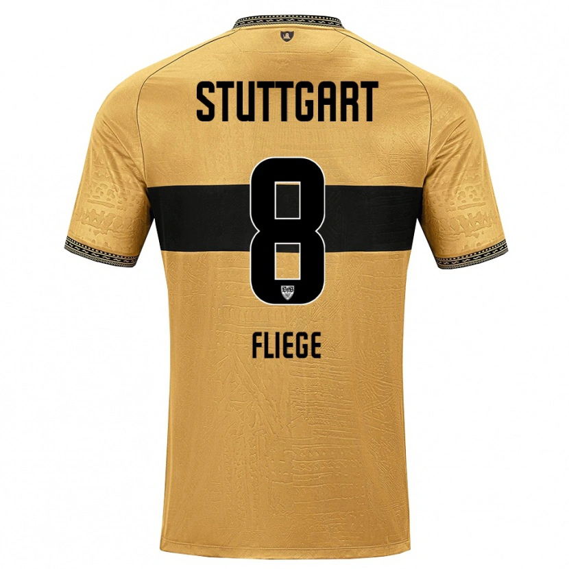 Danxen Dames Anna Fliege #8 Bruin Zwart Wit Uitshirt Uittenue 2026/27 T-Shirt