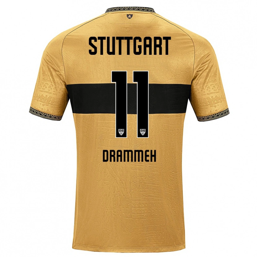 Danxen Dames Mohamed Drammeh #11 Bruin Zwart Wit Uitshirt Uittenue 2026/27 T-Shirt