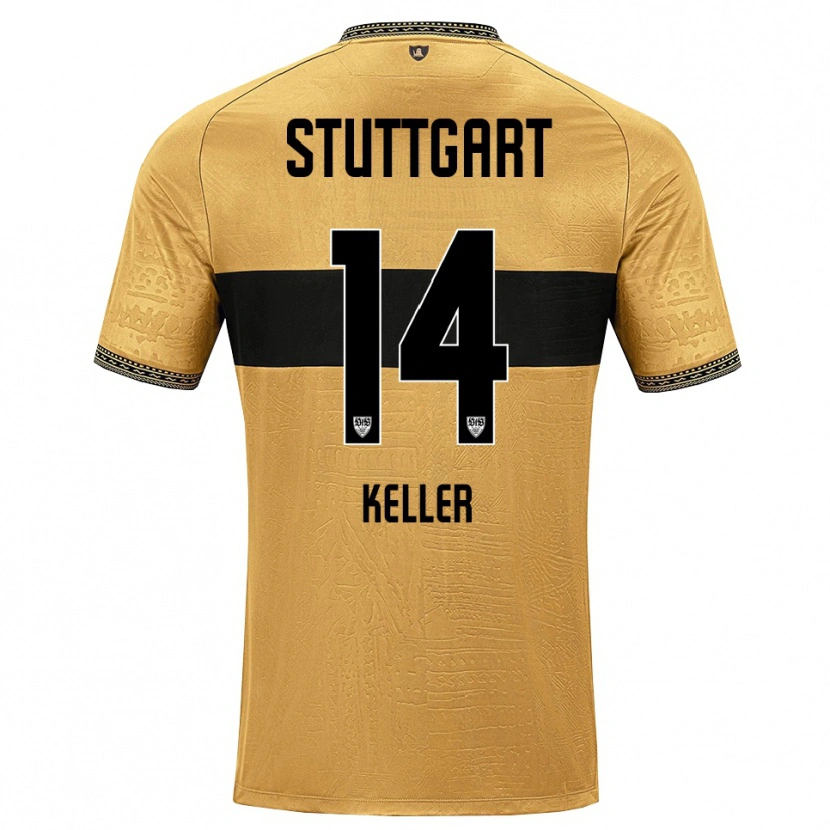 Danxen Dames Maxim Keller #14 Bruin Zwart Wit Uitshirt Uittenue 2026/27 T-Shirt