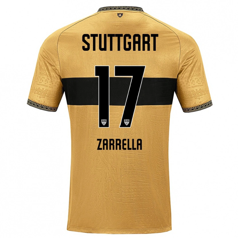 Danxen Dames Gabriel Zarrella #17 Bruin Zwart Wit Uitshirt Uittenue 2026/27 T-Shirt