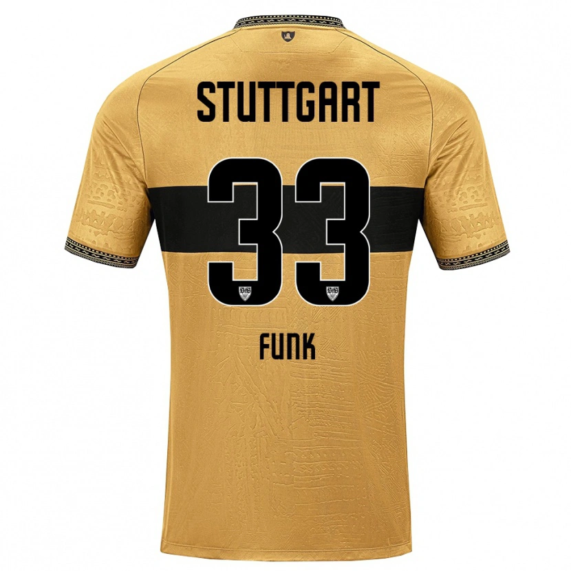 Danxen Dames Marius Funk #33 Bruin Zwart Wit Uitshirt Uittenue 2026/27 T-Shirt