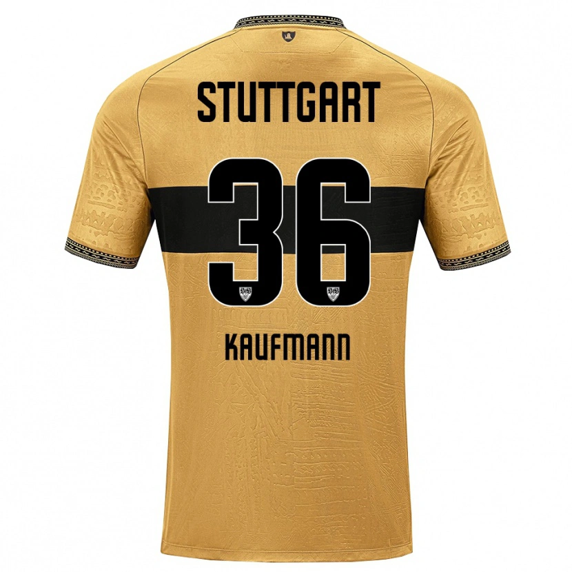 Danxen Dames Tino Kaufmann #36 Bruin Zwart Wit Uitshirt Uittenue 2026/27 T-Shirt