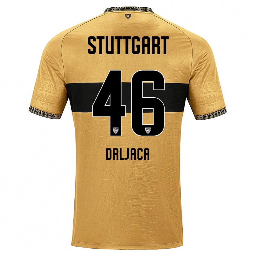 Danxen Dames Stefan Drljaca #46 Bruin Zwart Wit Uitshirt Uittenue 2026/27 T-Shirt