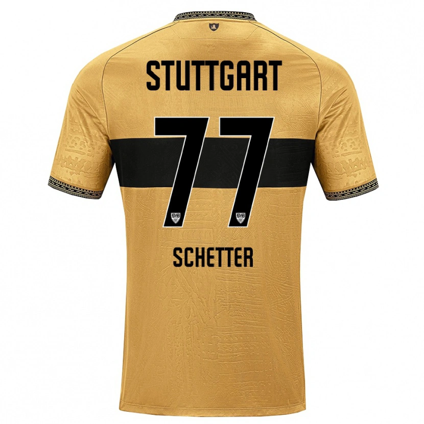 Danxen Dames Leonie Schetter #77 Bruin Zwart Wit Uitshirt Uittenue 2026/27 T-Shirt
