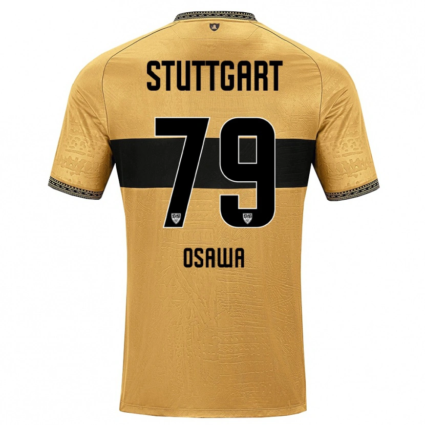 Danxen Dames Haruka Ōsawa #79 Bruin Zwart Wit Uitshirt Uittenue 2026/27 T-Shirt