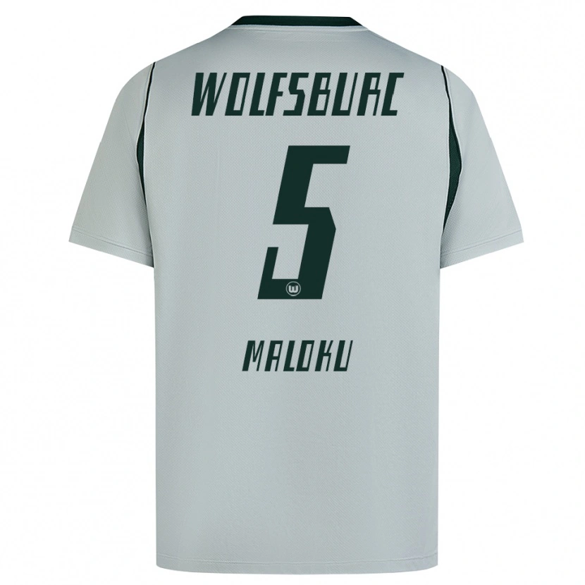 Danxen Dames Enuar Maloku #5 Grijs Groen Uitshirt Uittenue 2026/27 T-Shirt