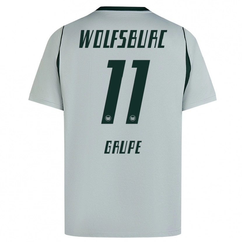 Danxen Dames Lenn Grupe #11 Grijs Groen Uitshirt Uittenue 2026/27 T-Shirt